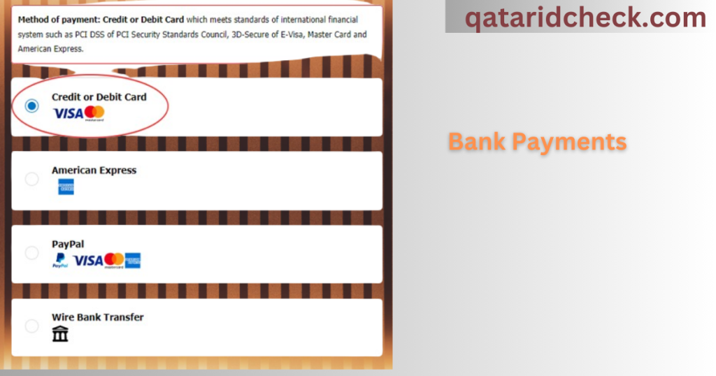 How to Pay Visa Fees in Qatar