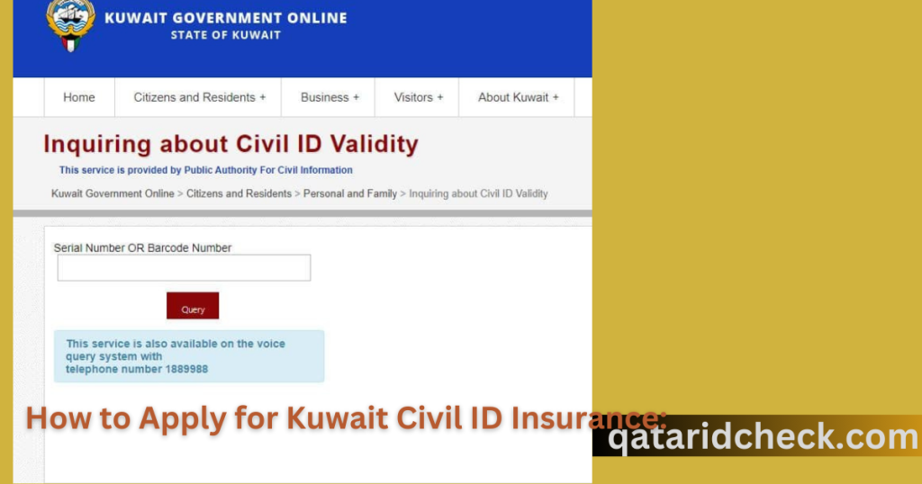  How to Apply for Kuwait Civil ID Insurance