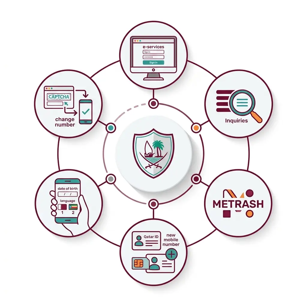Change Mobile Number in Qatar ID