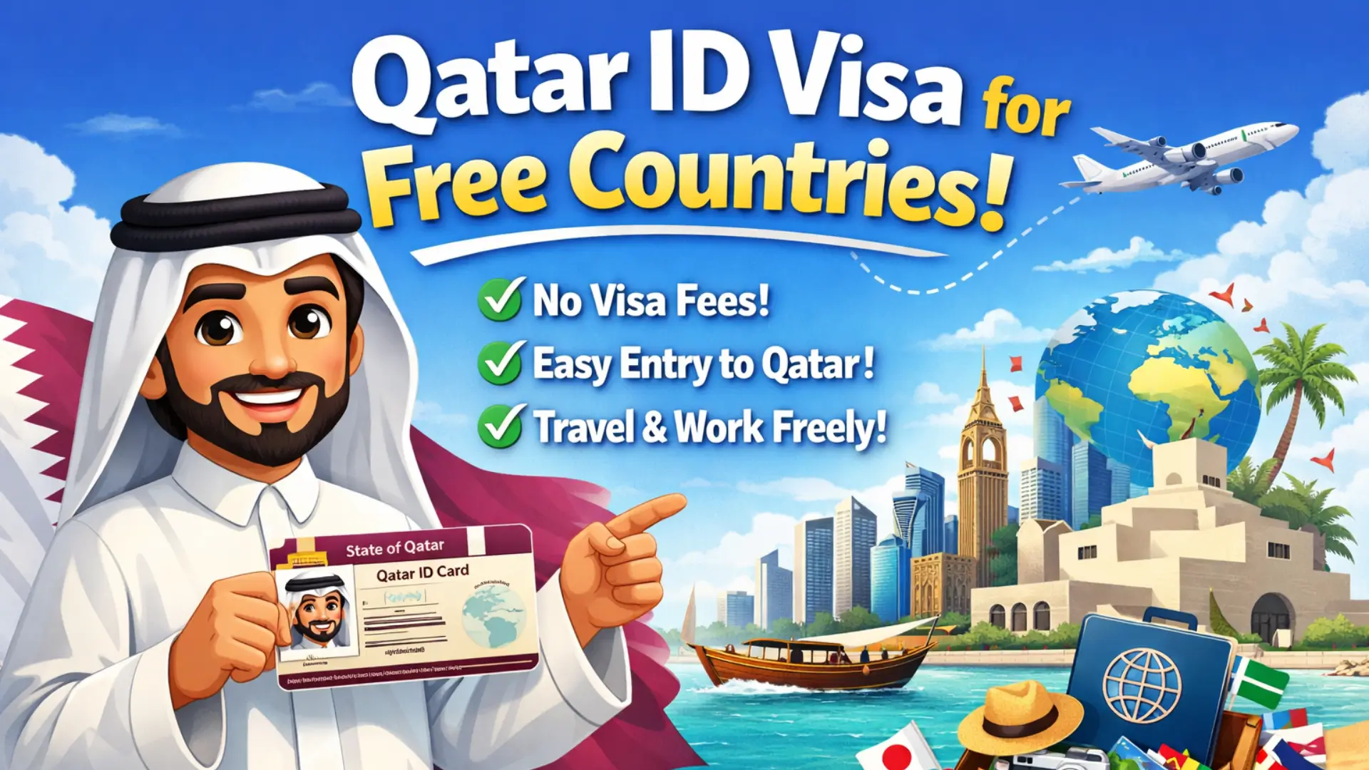 Qatar ID Visa for Free Countries