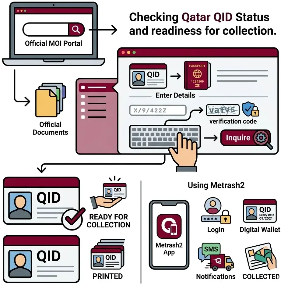 How Do I Know if My ID is Ready for Collection in Qatar